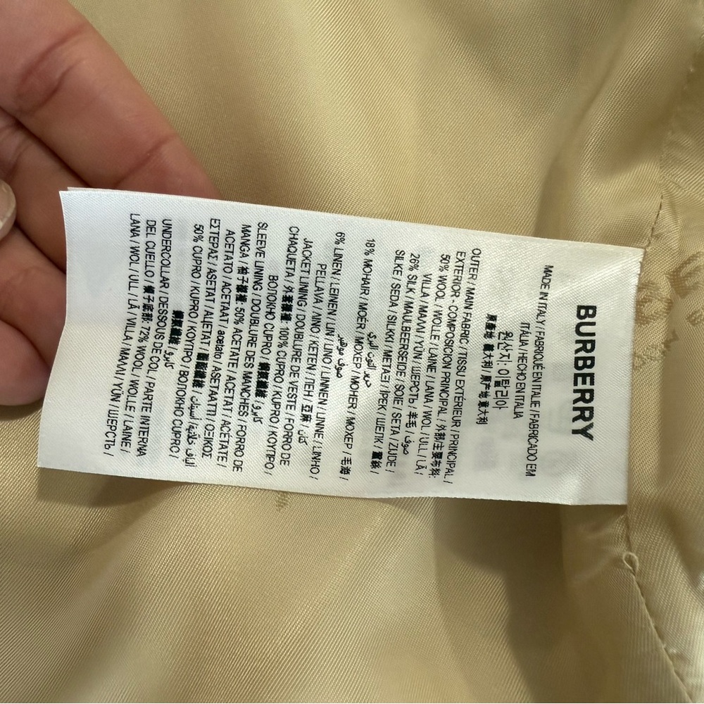 Burberry Gilet Docking Jacket in light beige Women’s US 14 - Picture 10 of 15